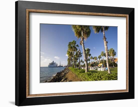 Seaport of Oranjestad Aruba-George Oze-Framed Photographic Print