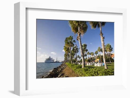 Seaport of Oranjestad Aruba-George Oze-Framed Photographic Print