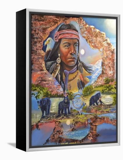Searching-Sue Clyne-Framed Premier Image Canvas