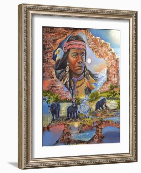 Searching-Sue Clyne-Framed Giclee Print