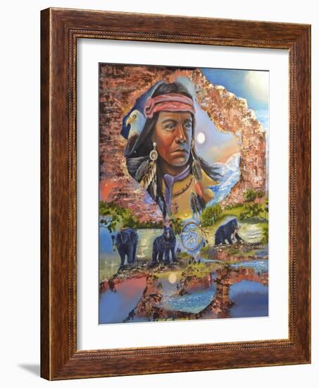 Searching-Sue Clyne-Framed Giclee Print