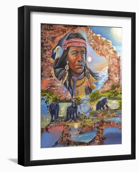 Searching-Sue Clyne-Framed Giclee Print
