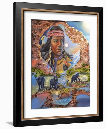 Searching-Sue Clyne-Framed Giclee Print