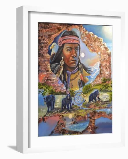 Searching-Sue Clyne-Framed Giclee Print
