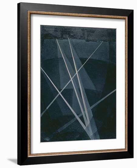 Searchlights, 1915-16 (oil on canvas)-Christopher Richard Wynne Nevinson-Framed Giclee Print