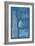 Sears Tower Blue Print - Chicago, Il, c.2009-Lantern Press-Framed Art Print