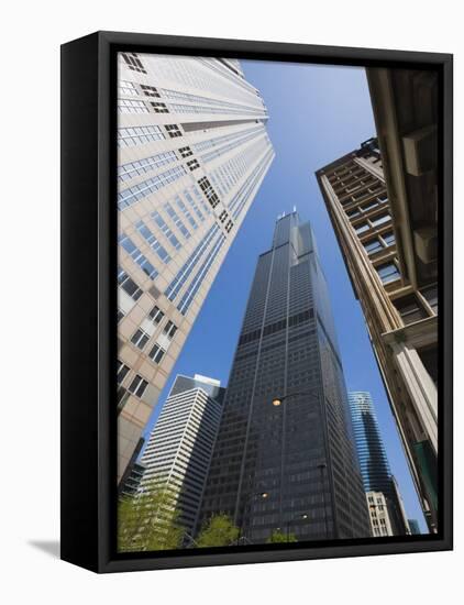 Sears Tower, Chicago, Illinois, United States of America, North America-Amanda Hall-Framed Premier Image Canvas