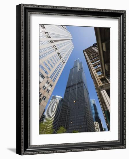 Sears Tower, Chicago, Illinois, United States of America, North America-Amanda Hall-Framed Photographic Print
