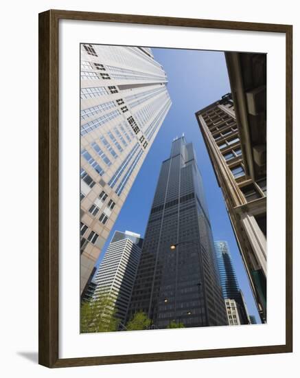 Sears Tower, Chicago, Illinois, United States of America, North America-Amanda Hall-Framed Photographic Print