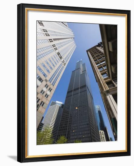 Sears Tower, Chicago, Illinois, United States of America, North America-Amanda Hall-Framed Photographic Print