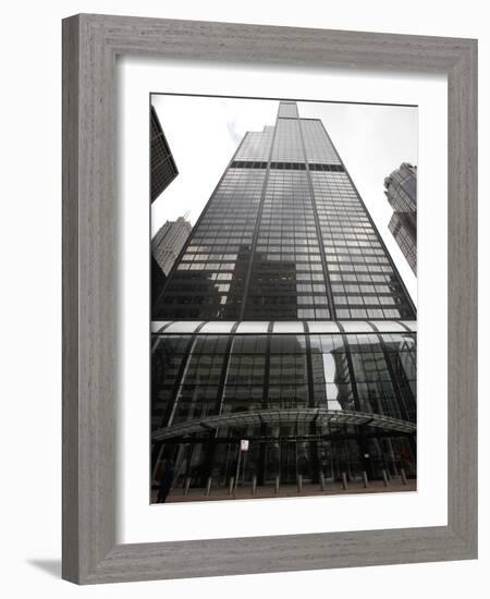 Sears Tower No More-Charles Rex Arbogast-Framed Photographic Print