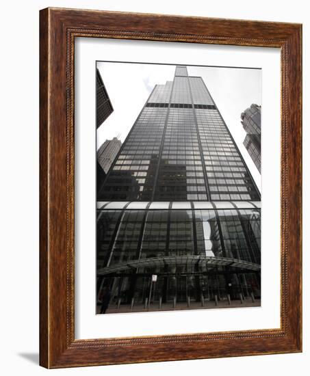 Sears Tower No More-Charles Rex Arbogast-Framed Photographic Print