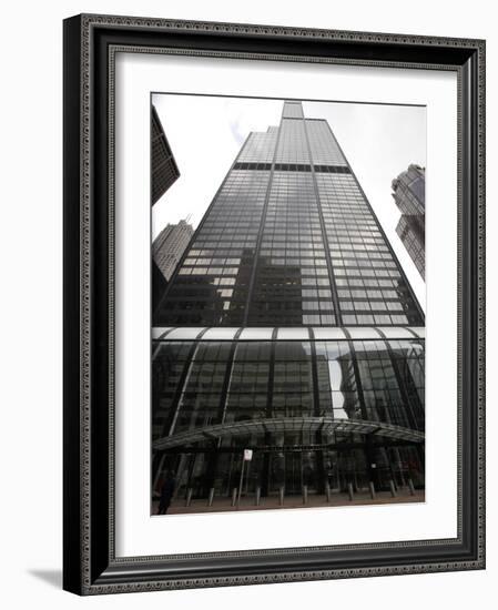 Sears Tower No More-Charles Rex Arbogast-Framed Photographic Print