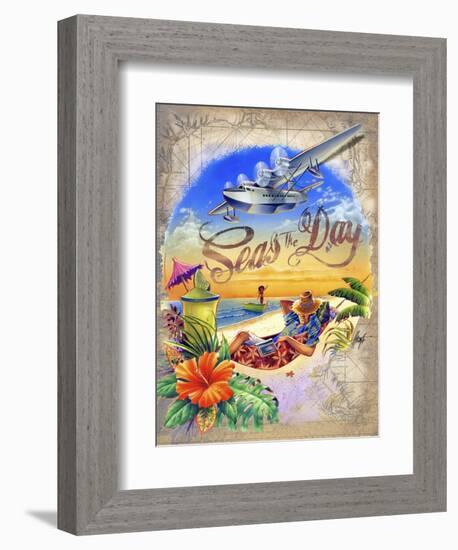 Seas Day-James Mazzotta-Framed Premium Giclee Print