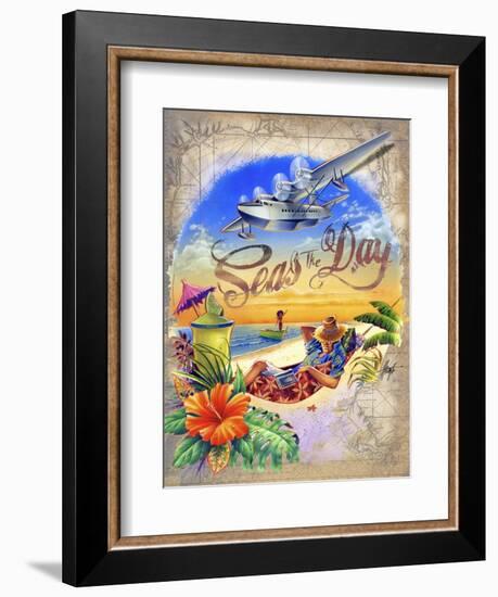 Seas Day-James Mazzotta-Framed Premium Giclee Print