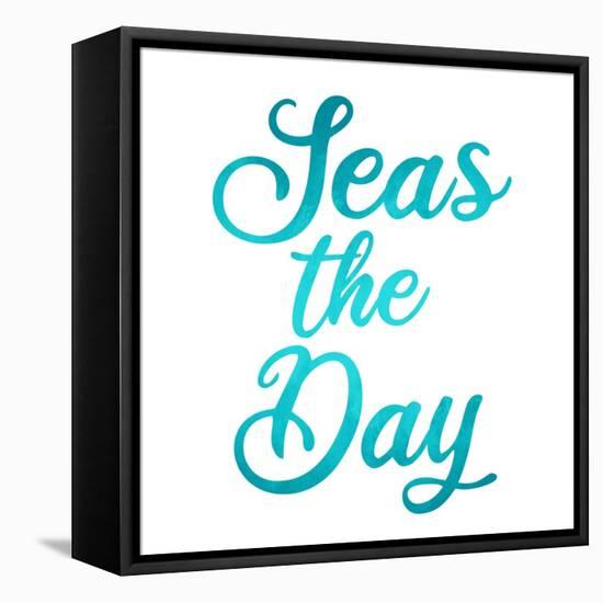 Seas the Day-Kimberly Allen-Framed Stretched Canvas