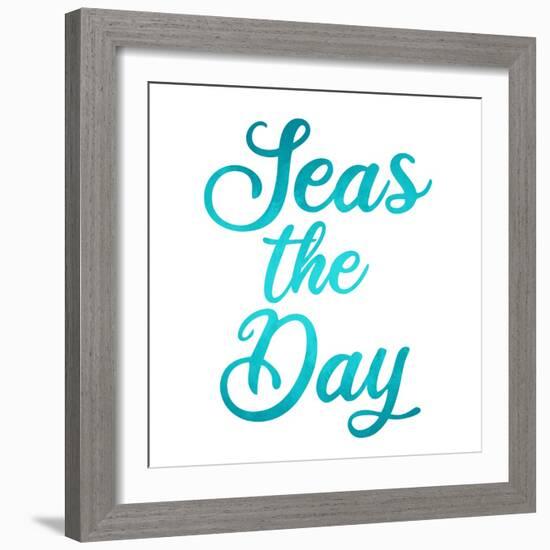 Seas the Day-Kimberly Allen-Framed Art Print