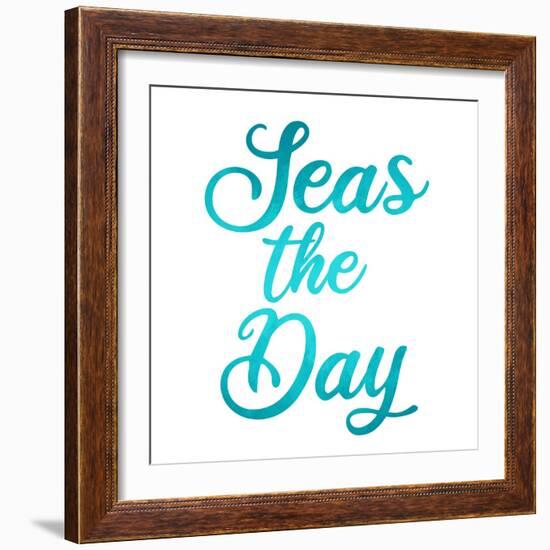 Seas the Day-Kimberly Allen-Framed Art Print