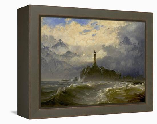 Seascape, 1849-Peder Balke-Framed Premier Image Canvas