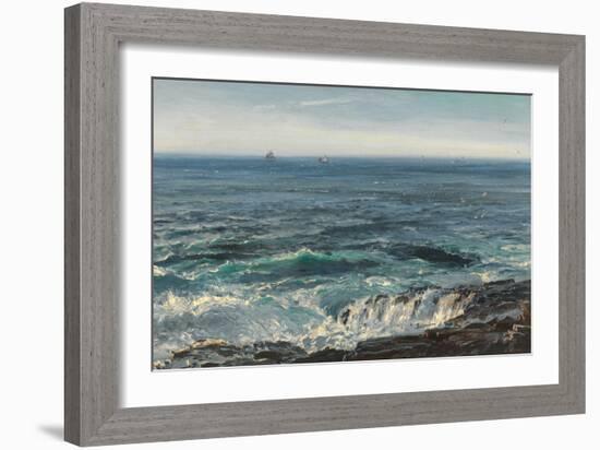 Seascape, 1877-Henry Moore-Framed Giclee Print