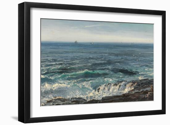 Seascape, 1877-Henry Moore-Framed Giclee Print