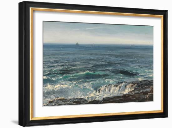 Seascape, 1877-Henry Moore-Framed Giclee Print