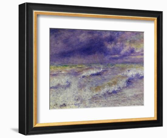 Seascape, 1879-Pierre-Auguste Renoir-Framed Premium Giclee Print