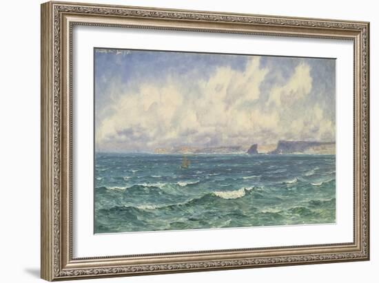 Seascape, 1881 (Oil on Canvas)-John Brett-Framed Giclee Print