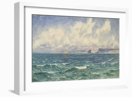 Seascape, 1881 (Oil on Canvas)-John Brett-Framed Giclee Print