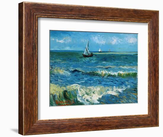 Seascape, 1888-Vincent van Gogh-Framed Premium Giclee Print