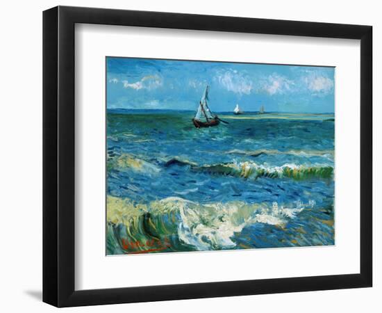 Seascape, 1888-Vincent van Gogh-Framed Premium Giclee Print