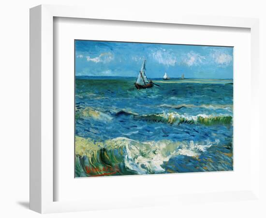 Seascape, 1888-Vincent van Gogh-Framed Premium Giclee Print