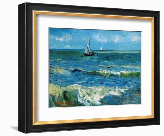 Seascape, 1888-Vincent van Gogh-Framed Premium Giclee Print