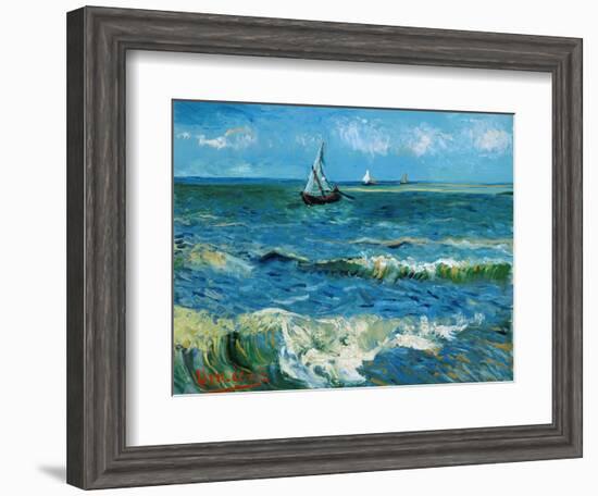 Seascape, 1888-Vincent van Gogh-Framed Giclee Print