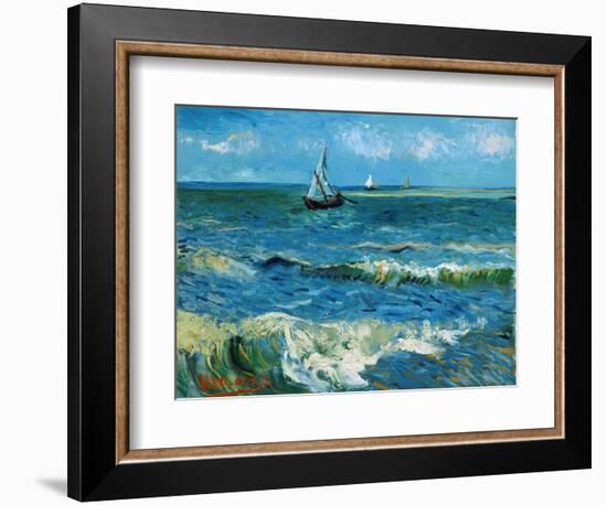 Seascape, 1888-Vincent van Gogh-Framed Giclee Print