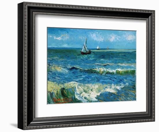 Seascape, 1888-Vincent van Gogh-Framed Giclee Print