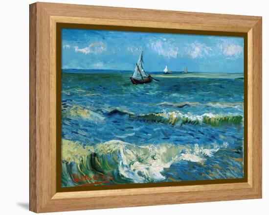 Seascape, 1888-Vincent van Gogh-Framed Premier Image Canvas