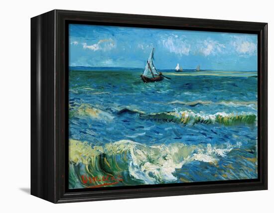 Seascape, 1888-Vincent van Gogh-Framed Premier Image Canvas