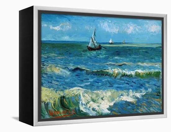 Seascape, 1888-Vincent van Gogh-Framed Premier Image Canvas