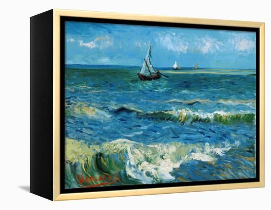 Seascape, 1888-Vincent van Gogh-Framed Premier Image Canvas
