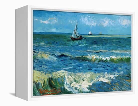 Seascape, 1888-Vincent van Gogh-Framed Premier Image Canvas