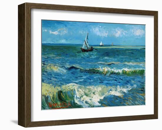 Seascape, 1888-Vincent van Gogh-Framed Giclee Print