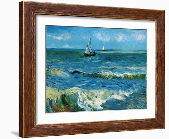 Seascape, 1888-Vincent van Gogh-Framed Giclee Print