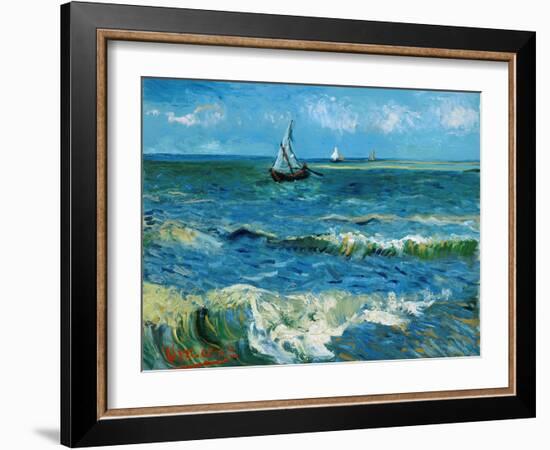 Seascape, 1888-Vincent van Gogh-Framed Giclee Print