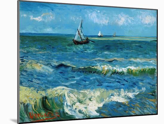 Seascape, 1888-Vincent van Gogh-Mounted Giclee Print