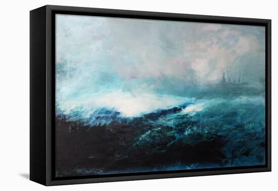 Seascape; 2015-David McConochie-Framed Premier Image Canvas