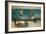 Seascape at Berck, Fishing Boats and Fishermen, 1872-1873-Edouard Manet-Framed Giclee Print