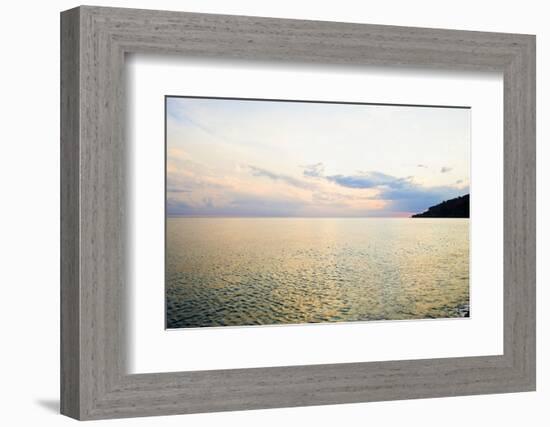 Seascape at Dusk, Guardia Piemontese, Calabria, Italy-Stefano Amantini-Framed Photographic Print