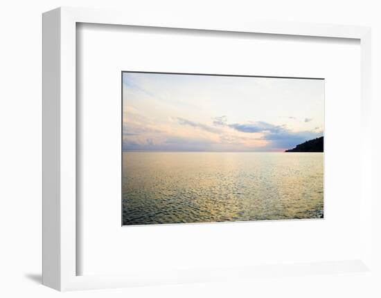 Seascape at Dusk, Guardia Piemontese, Calabria, Italy-Stefano Amantini-Framed Photographic Print