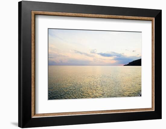 Seascape at Dusk, Guardia Piemontese, Calabria, Italy-Stefano Amantini-Framed Photographic Print